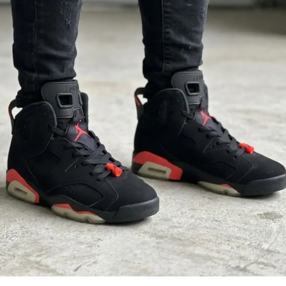 Air Jordan 6 Retro Infrared 2019 Black Size 11 - Authentic